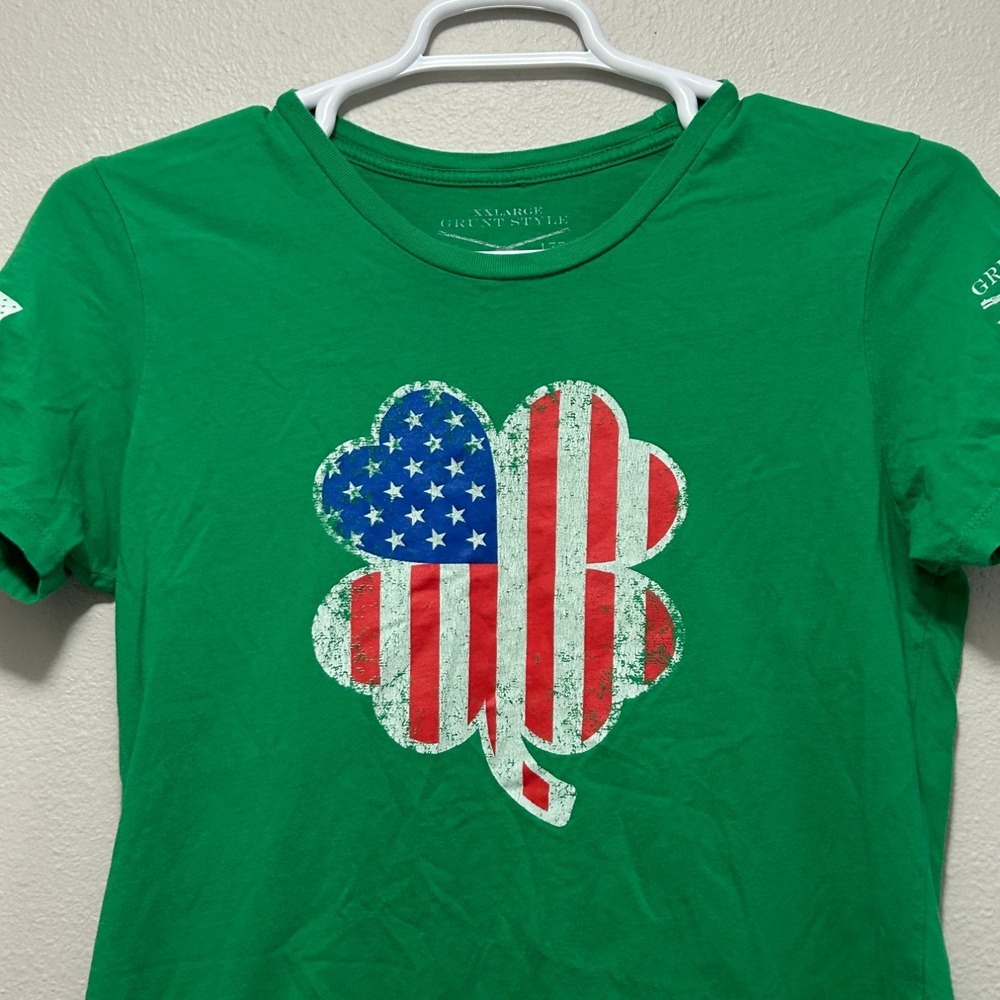 Grunt Style GS This We'll Defend T-Shirt Unisex XXL Green Crew Neck Short Sleeve
